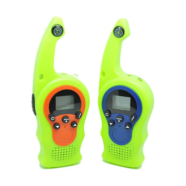 Leksaker för 3 4 5 6-12 år gamla pojkar och flickor, obuby 3 pack barn walkie talkie 3 km lång räckvidd 2-vägs radio 22 kanaler med bakgrundsbelyst LCD-ficklampa bäst