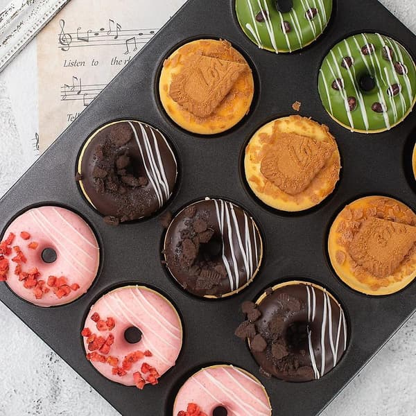 Smultringformet kakeform Non-Stick Donut Ring Baking Pans