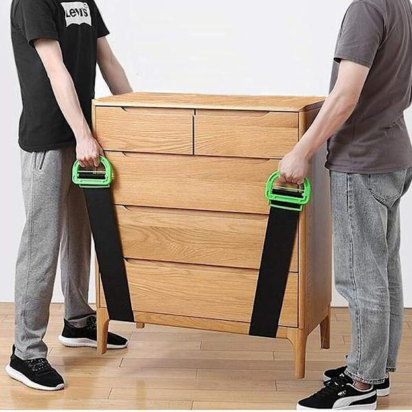 JUSTERBAR Sling - 2-pack mobilslingor för möbler, lådor, madrasser, konstruktion och tunga material upp till 600 lbs