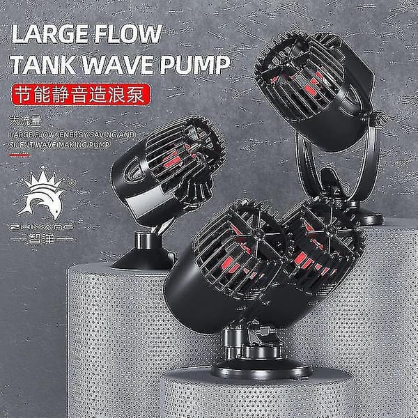 Wavemaker Wave Maker Vattenpump för Akvarium Fisk Tank Nedsänkbar Aerob Pump Vattencirkulationspump Flöde Surf Pump 220-240v（10W，Svart）