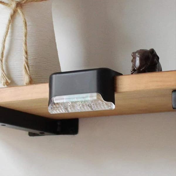 12 stk. Vanntett solcelle gjerdelys, trappelys, Ip65 LED solcelle hagelys