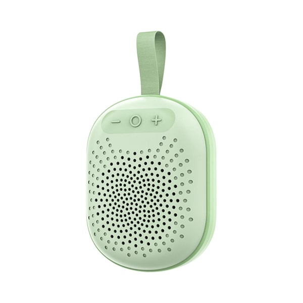 Bärbar högtalare med färgad Bluetooth-högtalare Bluetooth 5.1 IPX 4 Även (grön)