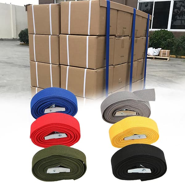 Bilspänningsrep Tie Down Strap Justerbar Utility Strap Snabbfrigörande Bälte Zink Alloy Universal Bundle Bälte
