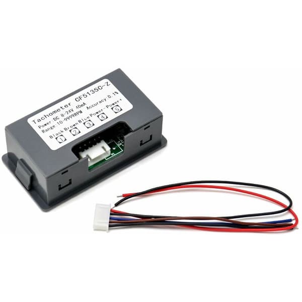 Digiten Digital Display Takometer, Digiten 4-siffrig LED Digital Takometer, RPM Hastighetsmätare Panel NPN Effekt Sensor Närhetsswitch