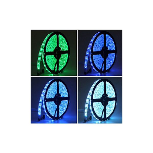 LED-remsa 2835 12V 60LED, flexibel LED-remsa för inredning, grön, 5m,