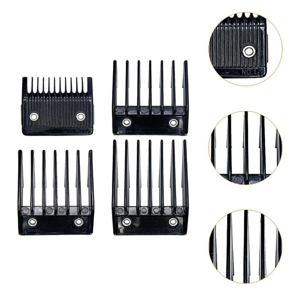 4 st guidekammar, bärbar guidekam för trimmer, hårtrimmers, klippmaskiner