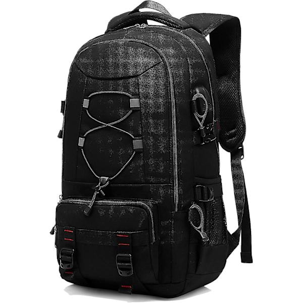 Rejsetaske, 45l Vandafvisende Multifunktionel Trekking Rygsæk Rejse Laptop Rygsæk Mænd Passer til 17,3 Tommer Computer Til Campi
