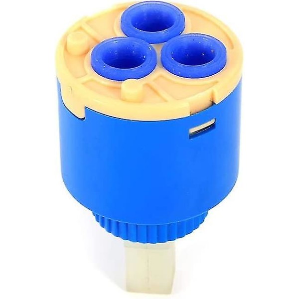 Blandare kranpatron 35mm Keramisk skivpatron 35 Keramisk patron Vattenblandare Kran inre kontroll Kranventil Pp Plast Praktisk (35mm)blå 1st