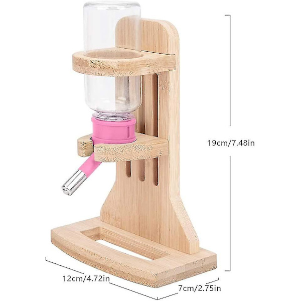 Hamster Dispenser Flaska 120ml Plast Droppflaska Hängande Automatisk Husdjur Vatten Dispenser