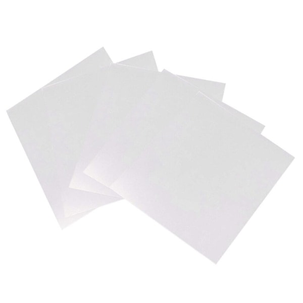 5 stykke 3D blank mal mal mal ark PVC-materiale Transparent mal for silhuettmaskin (størrelse 2, som vist på bildet)