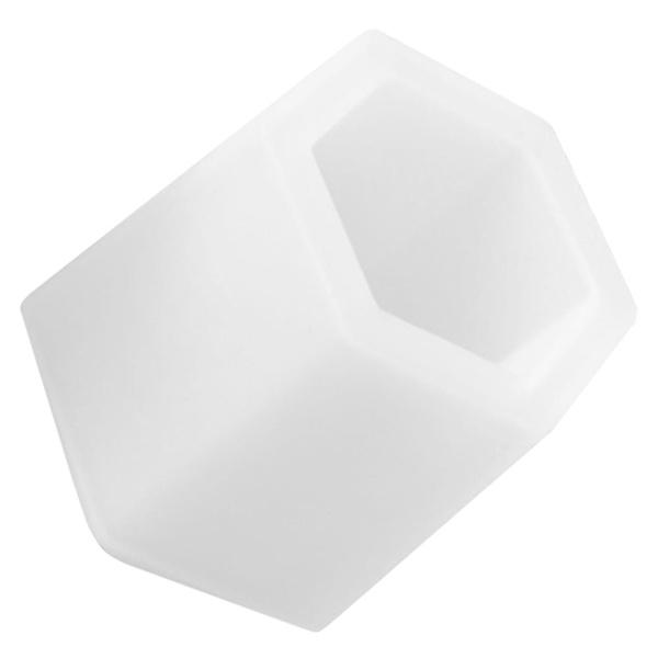 1 st Penhållare Form Penhållare Kopp Form DIY Kruka Silikon Form (4X7.2CM, Vit)