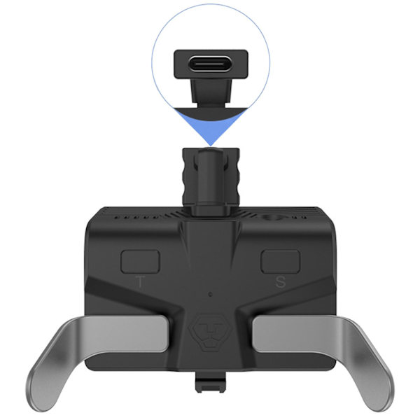 Kontroll bakre expander med 3,5 mm hörlursljudport för Xb One/Series SX (för Xbox Series)