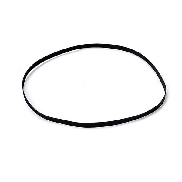 40 cm gummipladeafspillerrem til pladespiller (størrelse 2, sort)