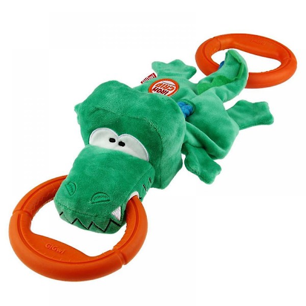 Phony Toy Squeaky Plysch Dragleksak för Hund, Tugga Skyddsteknik Dra Interaktion Molar Dentifrication Bite Resistance Medium till Stora Hundar En Födelsedagspresent