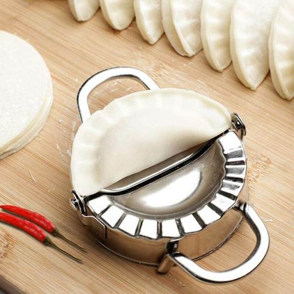 Set med 2 högkvalitativa ravioli-skärare i rostfritt stål (1 st stor + 1 st liten)