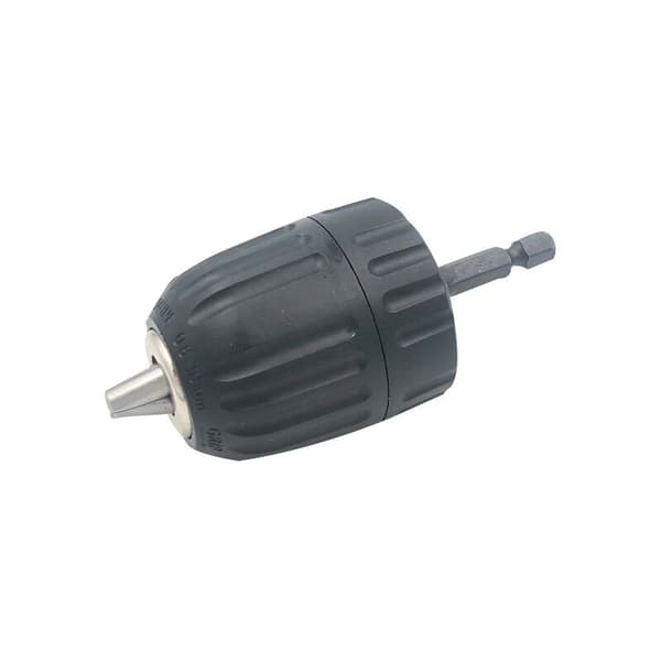 10mm Hand Tight Drill Chuck Air Pack Adapter med Hex Shank Adapter Gun Drill Refillable Drill Chuck (1.5-10 1/2-20unf + Hex Adapter) -