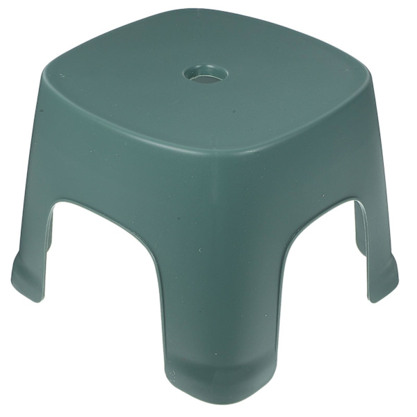 Fodskammel Plastik Trin Skammel Badeværelse Trin Skammel Badeværelse Trin Skammel (20.5X19.5X16CM, Grøn)