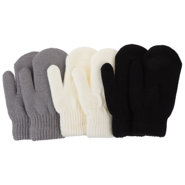 Ett par damhandskar Vinterhandskar Termiskt fodrade handskar Tjocka handskar Utomhus handskar (20,00X10,00X2,00CM, som visas på bilden)
