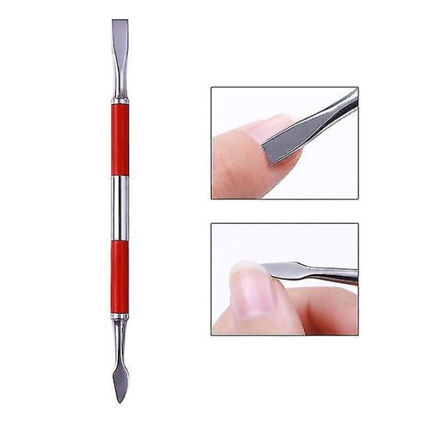 Nail push Dual Ended Nail Corrector Nail Cuticle Pusher Pedicure Nail Art Accessories