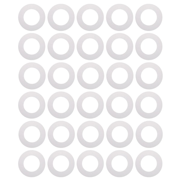 3 poser med 30 stykker bunnhindrende pads, voks, sølbeskyttelsesputer, bunnhindrende pads (hvit) (15.50X15.50X1.00CM, hvit)