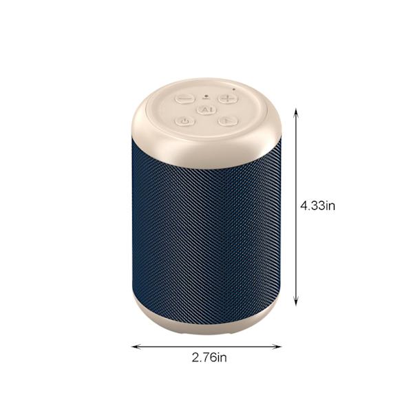 Ny intelligent röst Bluetooth-ljud bärbar subwoofer trådlös Bluetooth-högtalare-S Internet Hifi Stereo stöder-kort utökat lagringsutrymme (blå)