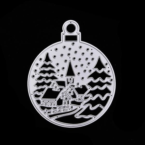 1 st julstjärna stansform i metall för stansning och prägling, gör-det-själv-album, skrapbok, pappershantverk (silver)