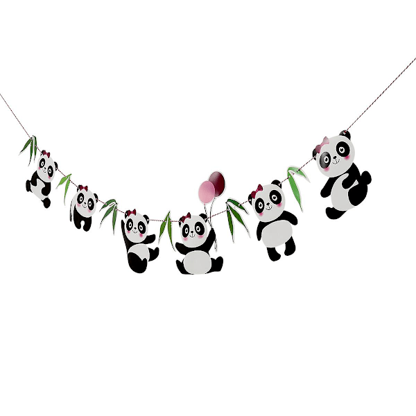 1 Banner Söt Hållbar Pappers Praktisk Enkel Banner Fest Födelsedag Zoo Barn Inomhus Förskola (23,5X14CM, Vit)