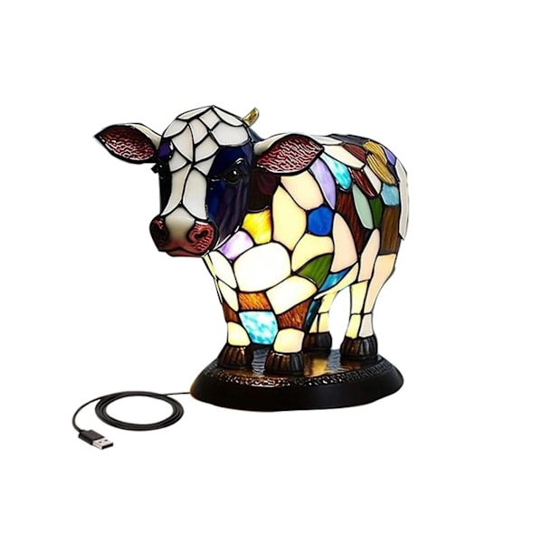 Bordslampa Sängbordslampa Med USB A+C-portar Sänglampa För Vardagsrum Sovrum Sovsal Kontor Bordslampa Present Till Flickor Mamma FAN0581（A）
