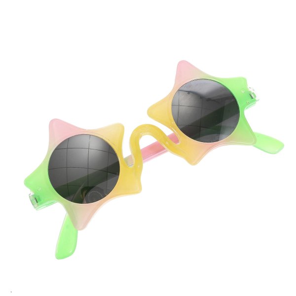 1 Pakke Mini Cool Pentagram Shape Børne Solbriller Kostume Cosplay Halloween Briller Festtilbehør (Farverige som vist på billedet)