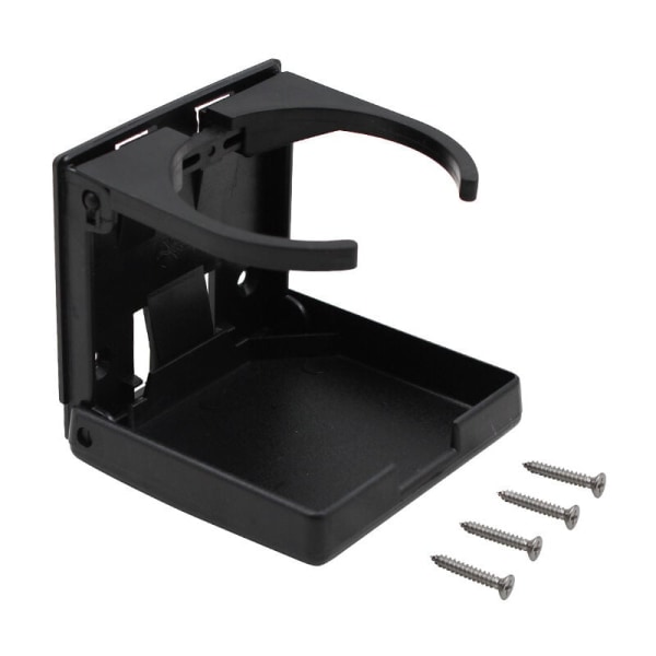 2 st Universal Justerbar Dryckeshållare Bil Lastbil Båt, Justerbar 95×92mm Svart