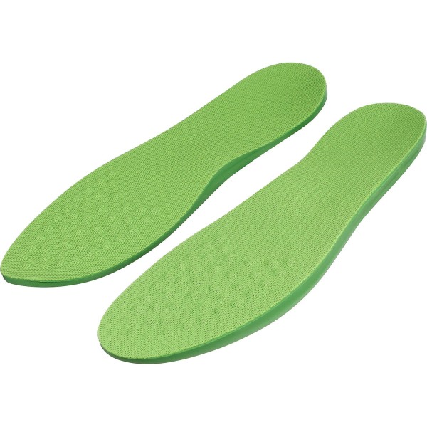 Korrigerande innersula för bågben PU-kedjefot ortos inlägg benkorrigering fotvårdsplatta storlek L 41-43 grön (26,3X8,6 cm, grön)