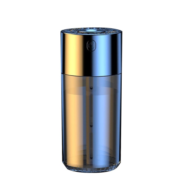 Färgglad luftfuktare USB Färgglad Cool Mist luftfuktare med timer 300ml Aromaterapi luftfuktare Sovrum Kontor Aromaterapi Nattljus（Svart）