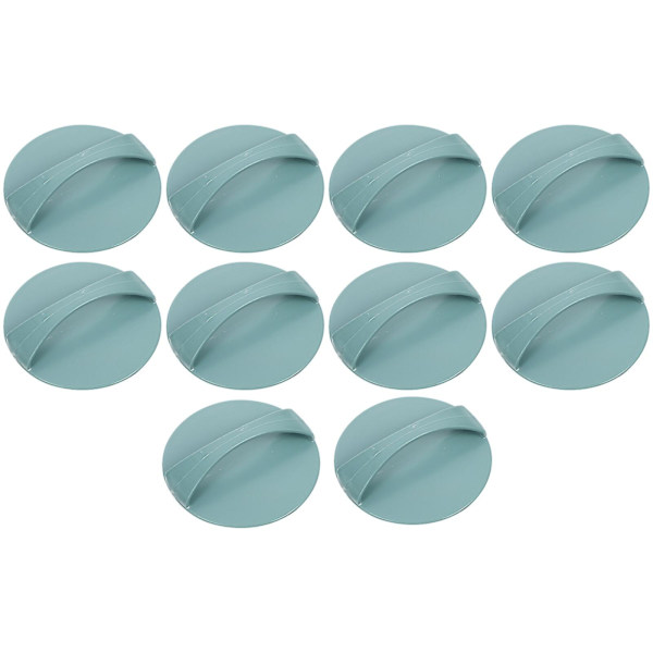 10-pack Mali tryckfärg bläckplatta tryckverktyg (10X10X2.5CM, blå)