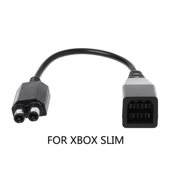 Xbox 360 Flat till Slim strömadapteradapterkabel (svart)