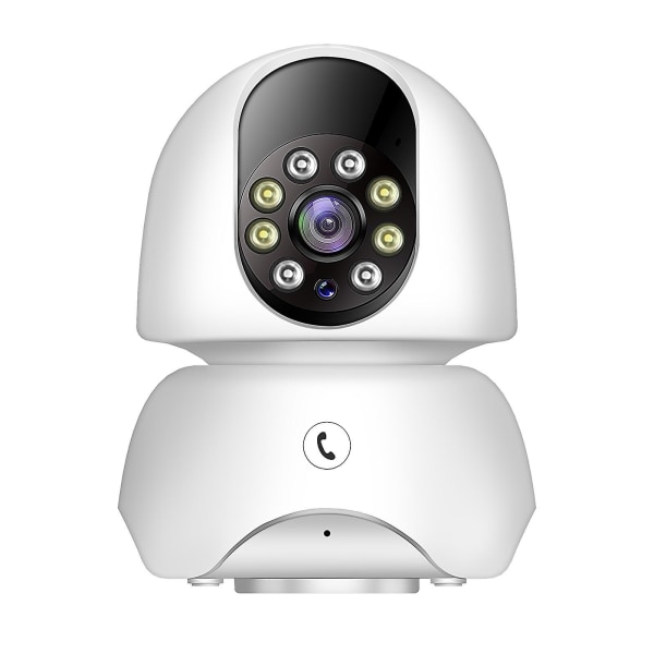 HD Night Vision Monitor Kamera 2,4G+5G trådlös WiFi Dual Band-kamera Säkerhetsövervakning Rörelsedetektering, 2-vägsljud FAN20240755（B）