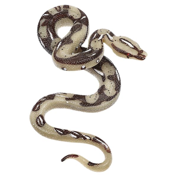Hög simulering python modell leksak stor realistisk orm Halloween trick skräck prank läskig orm leksak (15.00X11.00X5.80CM, som visas på bilden)