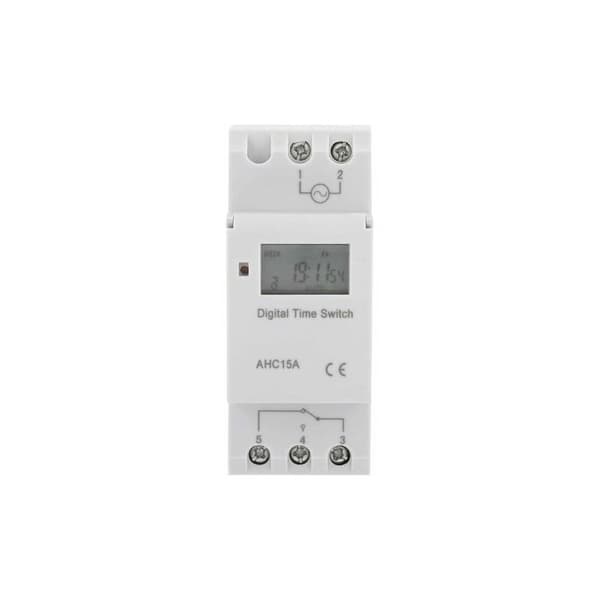LCD-timer, veckovis elektronisk timer, digital timerbrytare 15A(220V)