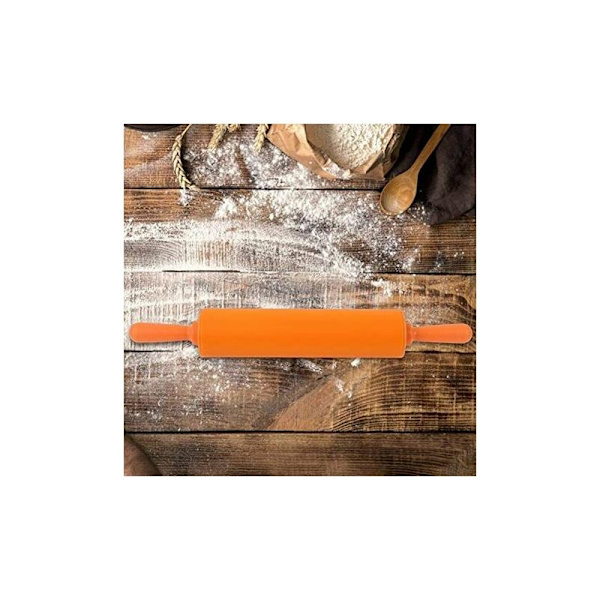 Klibbfri Silikon Kavel för Deg Bröd, Kakor, Fondant, Pizza (Orange)