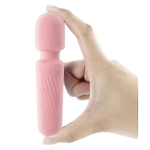 Chronus Mini Vibrator, Kraftfull elektrisk Personal Wand Massager (rosa) Gratis frakt