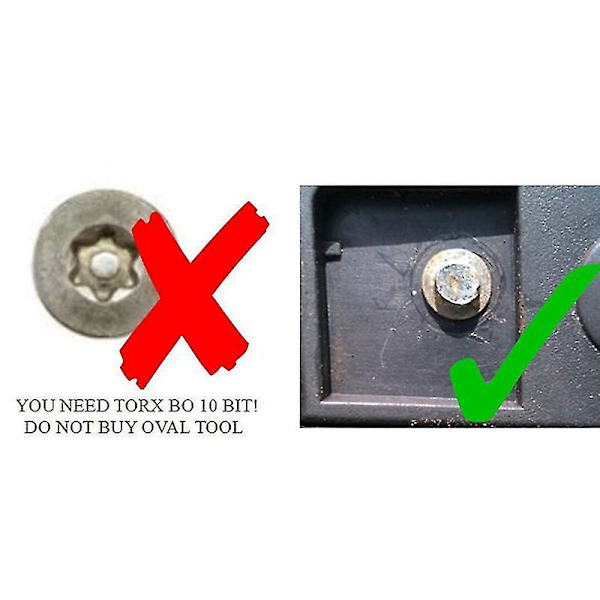 Avoin turvallisuus Oval Head Bit Key Avainpalvelu Korjaus Turvallisuustyökalut Kahvikoneet Ruuvit