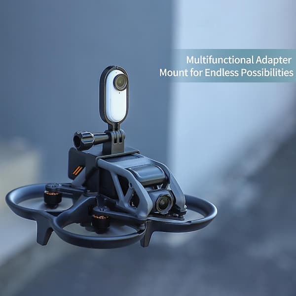 Actionkamerafäste fast adapter toppförlängningsfäste för Avata Gopro (C)