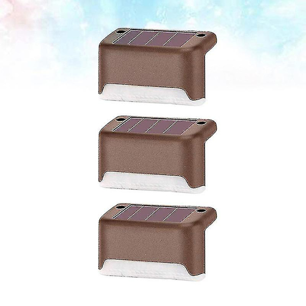 3 stk LED solcellelys