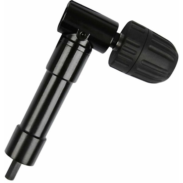 Självspännande 90° rätvinklig chuck, snabbkoppling armbågsborrchuck bits skruvmejsel vinkelhuvud chuck borrchuckadapter rätvinklig borr