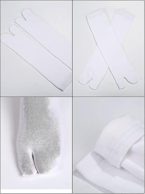 6 par unisex flip-flop sokker geta sokker bomull split tå sokker