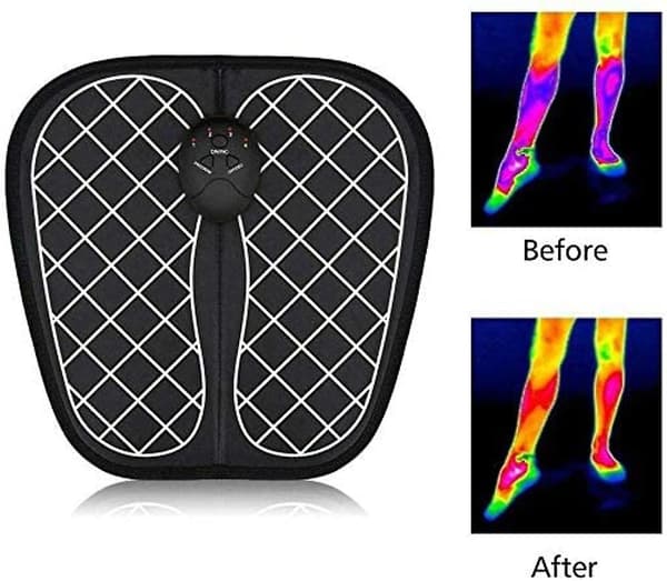 Fot Stim Pro Fysioterapi Massagematta Fällbar Bärbar Elektrisk