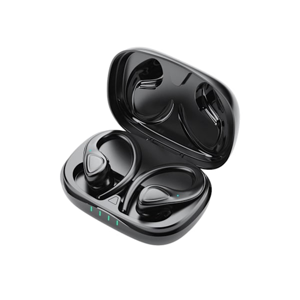 Bluetooth-hörlurar Trådlösa Öronproppar Med Laddningsfodral IPX6 Stereoljud Hörlurar Inbyggd Mikrofon In-Ear-headset Djup Bas För Sportlöpning（Svart）