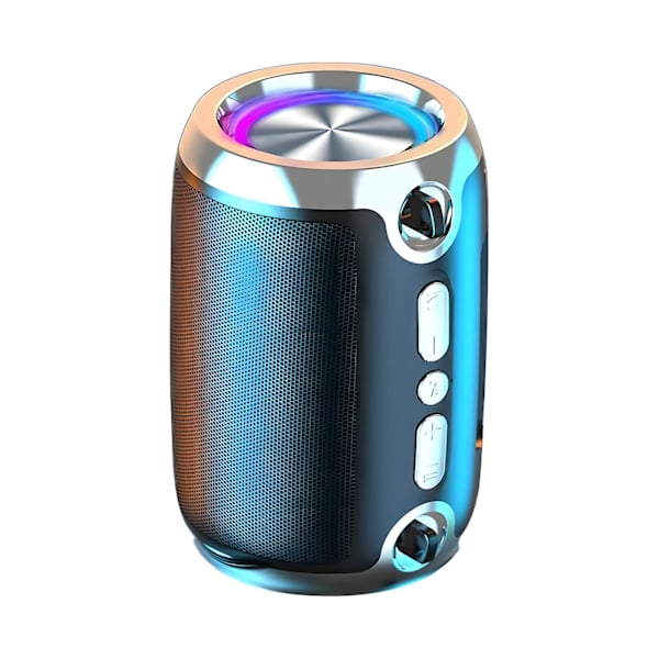 Intelligent Bluetooth-högtalare Bluetooth Liten högtalarehög ljudkvalitet Hög volym Bilmonterad Hushållskortsinsättning Subwoofer FAN0384（Svart）