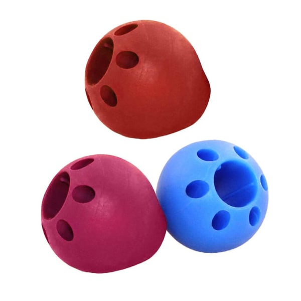 3-pakkaus silikonisia kirjoitustyökaluja kynänpidike kirjoitustyökalut lasten kirjoitustyökalut kynänpidike (2,5X2,5CM, useita värejä)