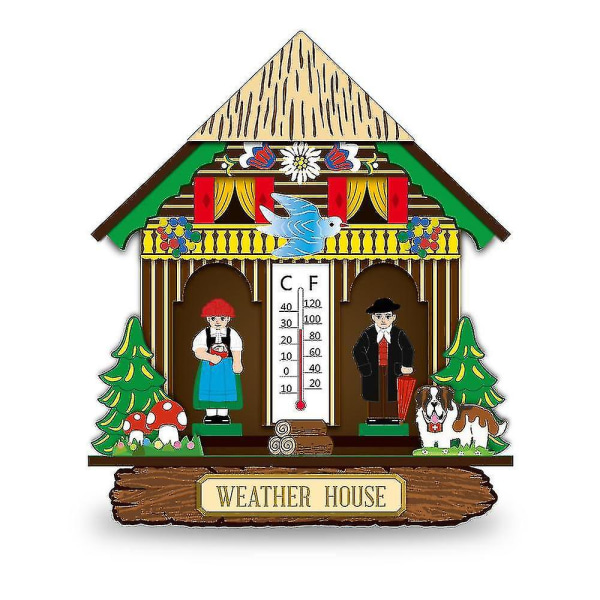 Väggmonterad barometer, väggmonterad barometer, temperatur- och fuktighetssensor