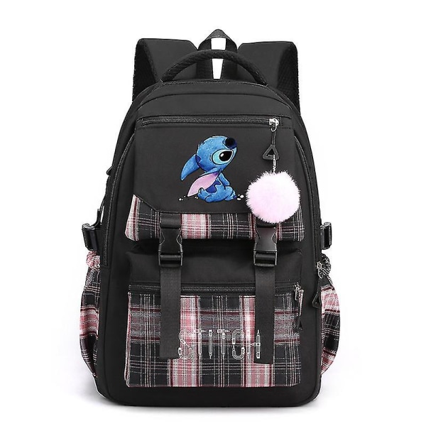 Ny Lilo och Stitch Stitch Stitch Skolväska Student Ryggsäck Ryggsäck #09